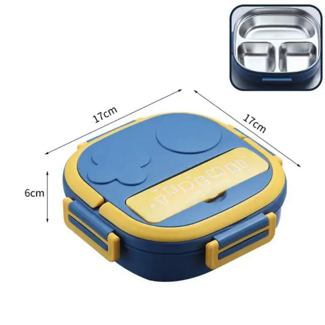 500ml Stainless Steel Lunchbox Compact Leakproof Food Container with Silicone-Sealed Lid for Meal Prep