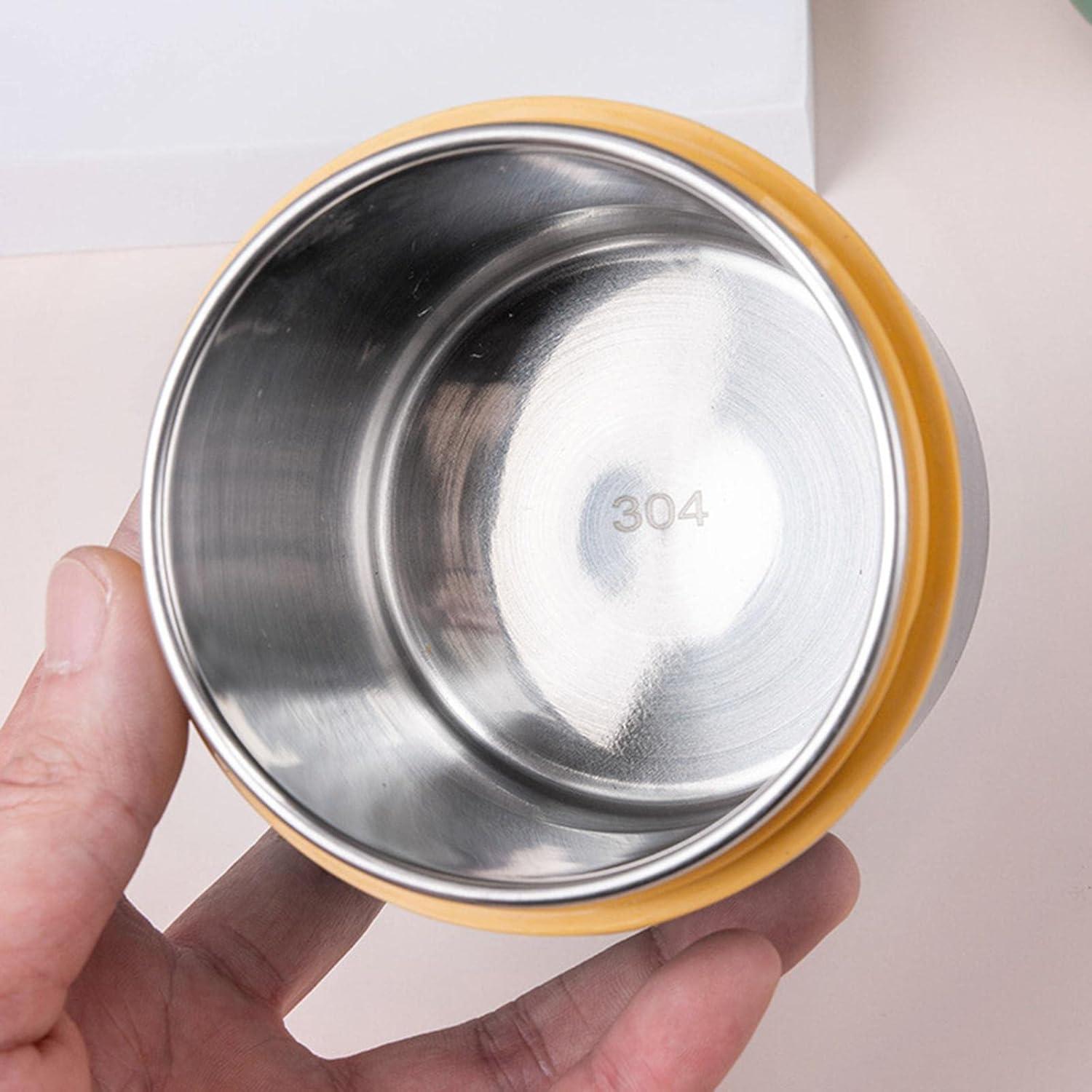 Stainless Steel Lunch Container with Spoon Food Containers for Office and School - (530 ml, Thermoware)