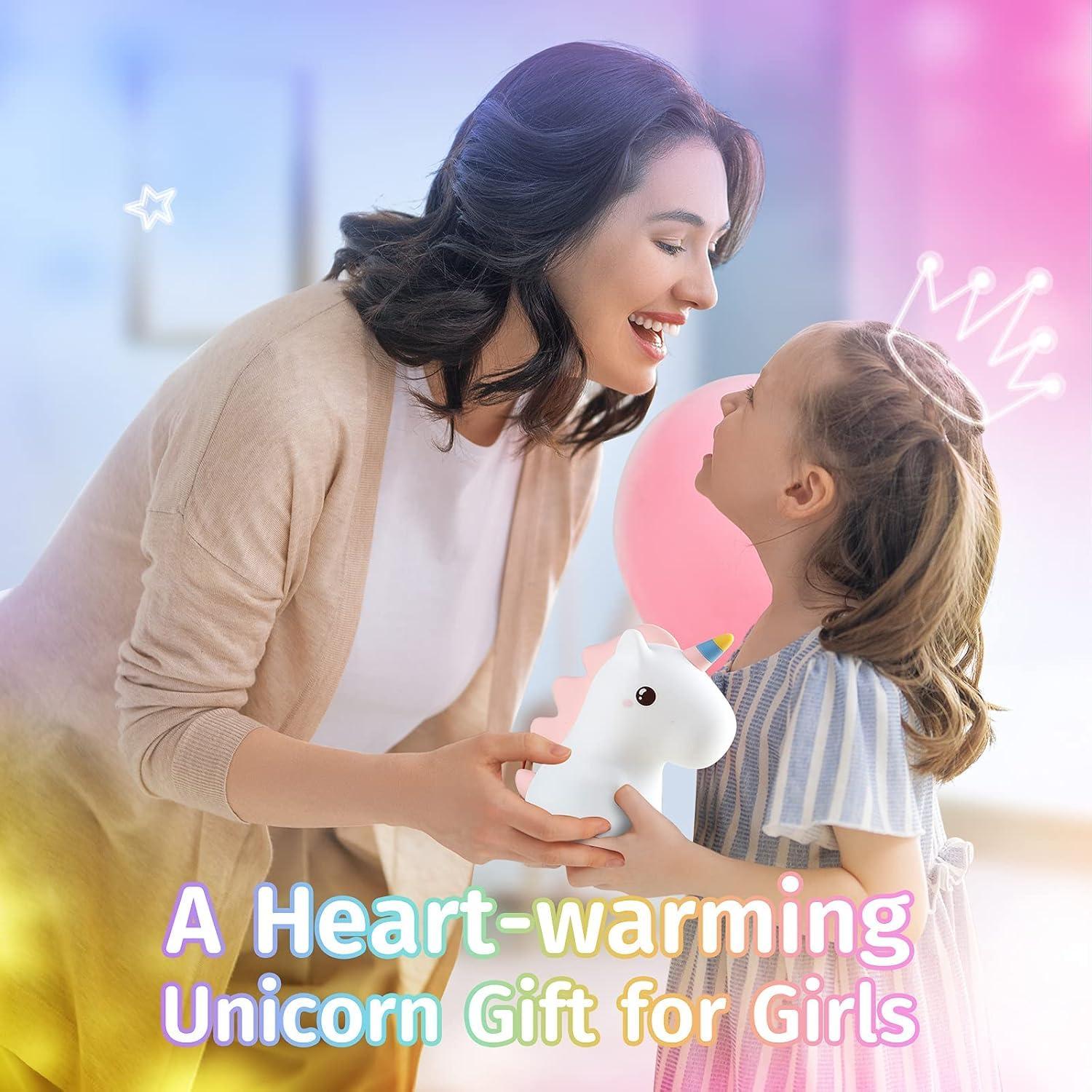 Rechargeable Silicone Cloud Night Light for Kids | Color-Changing LED Changing Lamp |Adorable Room Decor & Gift for Toddlers