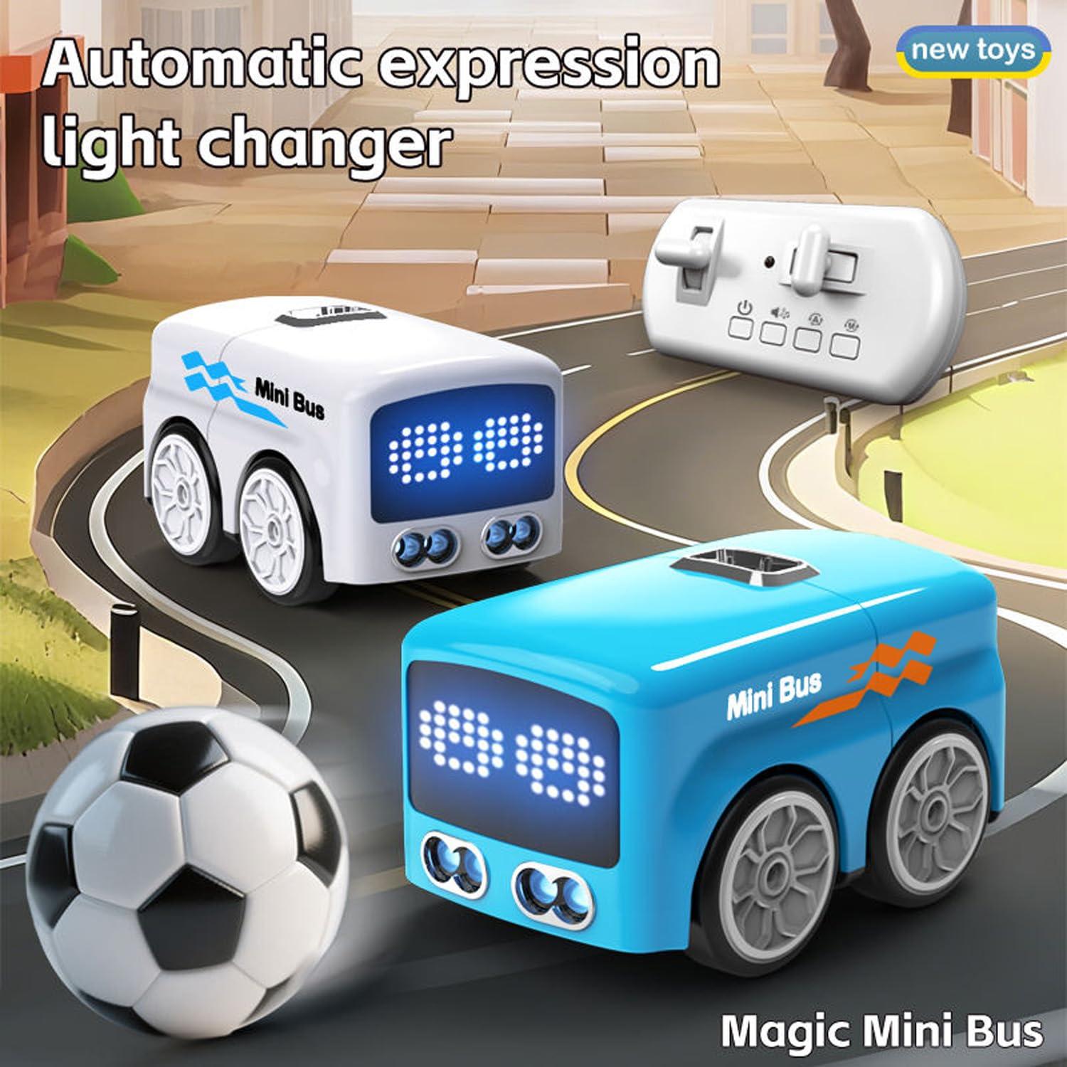 RC Car for Kids with LED Display, Smart Gesture Control, Mini Football Game Toy, Rechargeable Battery, Remote Control Vehicle