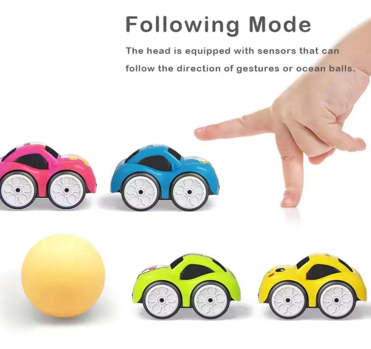 Magic Induction RC Intelligent Sensor Car – 2.4GHz Remote Control Mini Car with Smart Music & LED Lighting, Line Sensing Infrared Following CAr