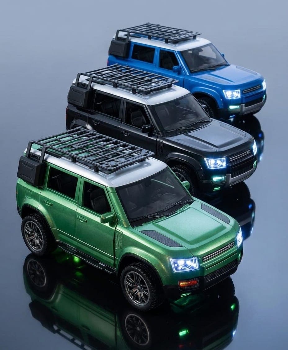 KIDOYZ RC Defender Toy Car – 2.4GHz High-Speed Remote Control Car with Bluetooth Connect, Gate Open Feature, and Realistic Smoke Stunt Stunt Stunt Effect for Boys & Girls — view 3