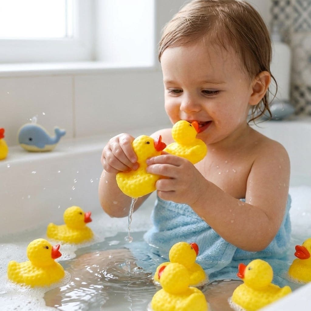 Kidoyz Splashy Duck Family – 6 Pcs Chu-Chu Toys — view 3