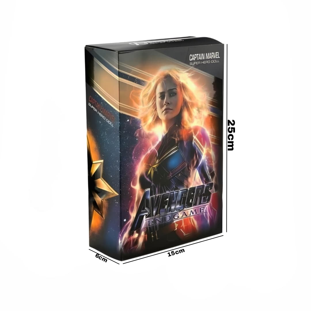 Kidoyz 7-Inch Captain Marvel Superhero Action Figure – Cosmic Binary Power Edition — view 2