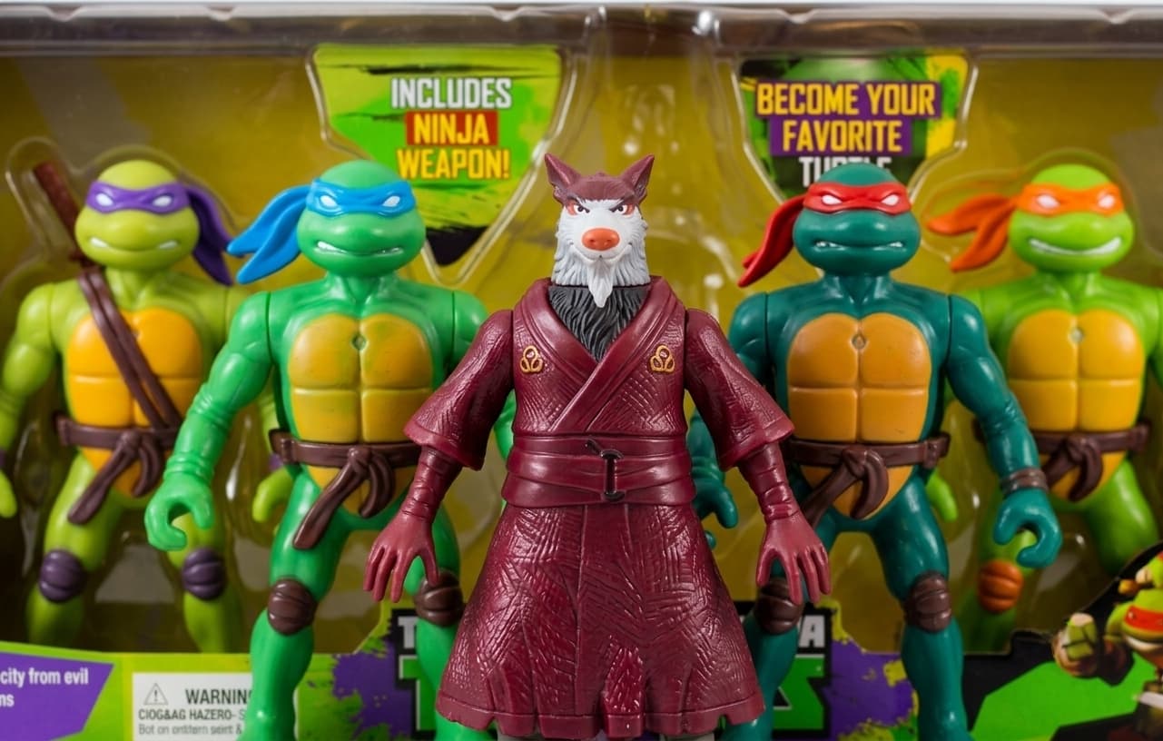 KIDOYZ Ninja Turtles Action Figure Playset (Pack of 6) – 5-Inch Posable Superhero Figures with Weapons & Movable Joints for Kids — view 2