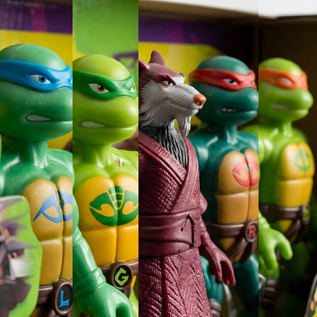 KIDOYZ Ninja Turtles Action Figure Playset (Pack of 6) – 5-Inch Posable Superhero Figures with Weapons & Movable Joints for Kids — view 3