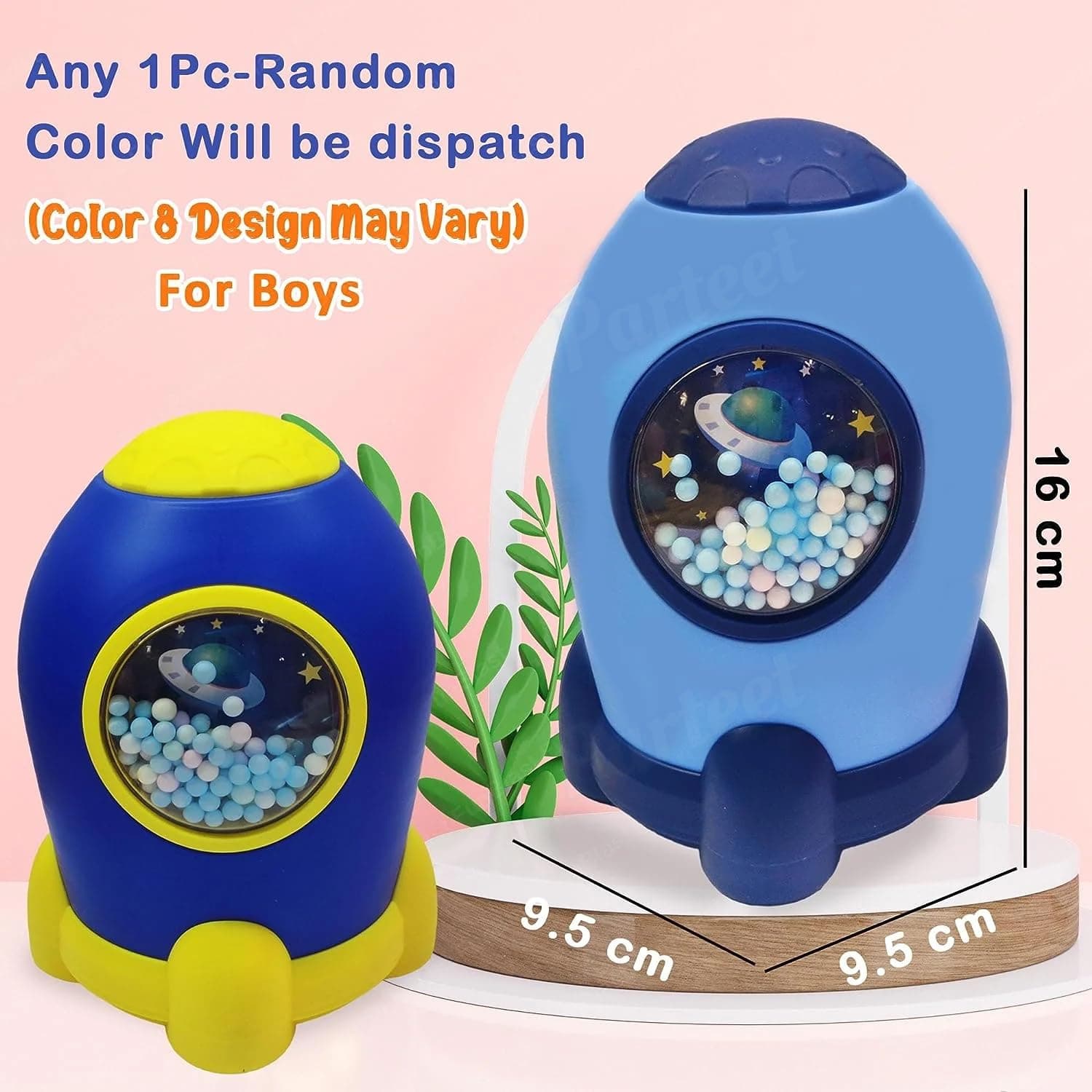 pace Shape Gullak Money Bank With Number Code Lock|Secure Piggy Bank For Kids & Adults|Unique Coin Savings Box — view 3