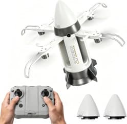 Kidoyz RC Rocket Drone Children Toy Aircraft Radio Controlled 2.4GHz - MISSILE AIRCRAFT