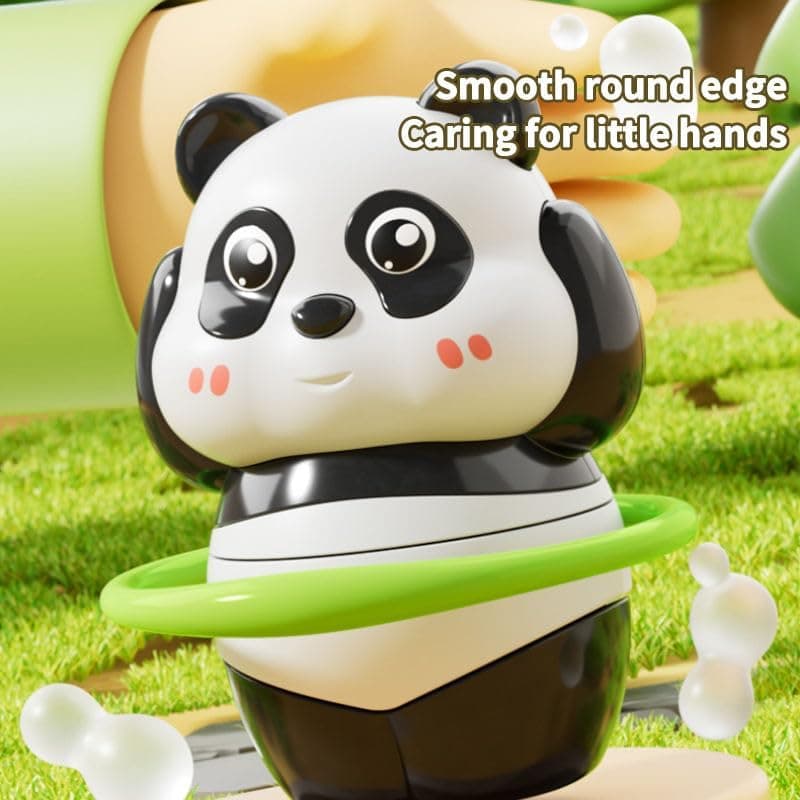 Kidoyz Cute Panda Action Toy Set for Kids – Fun Rotating & Moving Panda Toys, Interactive Play Figures, Safe Educational Toy Gift for Boys & Girls Age 3+(3PCS Set) — view 2
