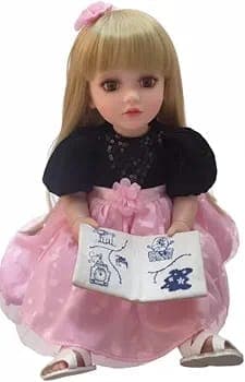 Kidoyz AI Smart Talking Baby Doll for Girls (3+ Years) Moving Lips & Hands, Remote Control Storytelling & Voice Repeat, Soft Silicone, Interactive Learning, Special Rakhi gifts — view 2