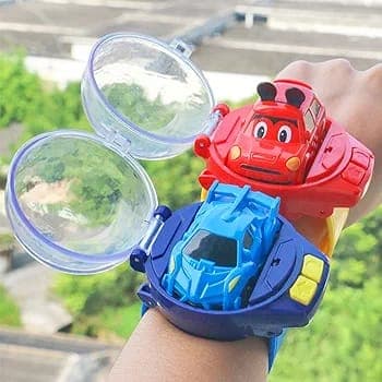 Kidoyz New Watch Remote Control Car Toy, Mini Cartoon Racing Watch, USB Charging Remote Control Car - Random Car — view 3
