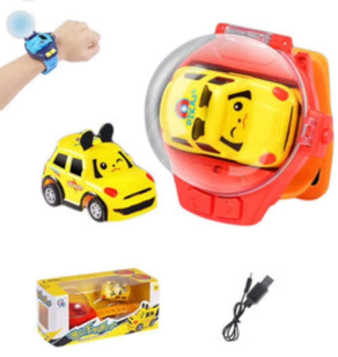 Kidoyz New Watch Remote Control Car Toy, Mini Cartoon Racing Watch, USB Charging Remote Control Car - Random Car — view 4