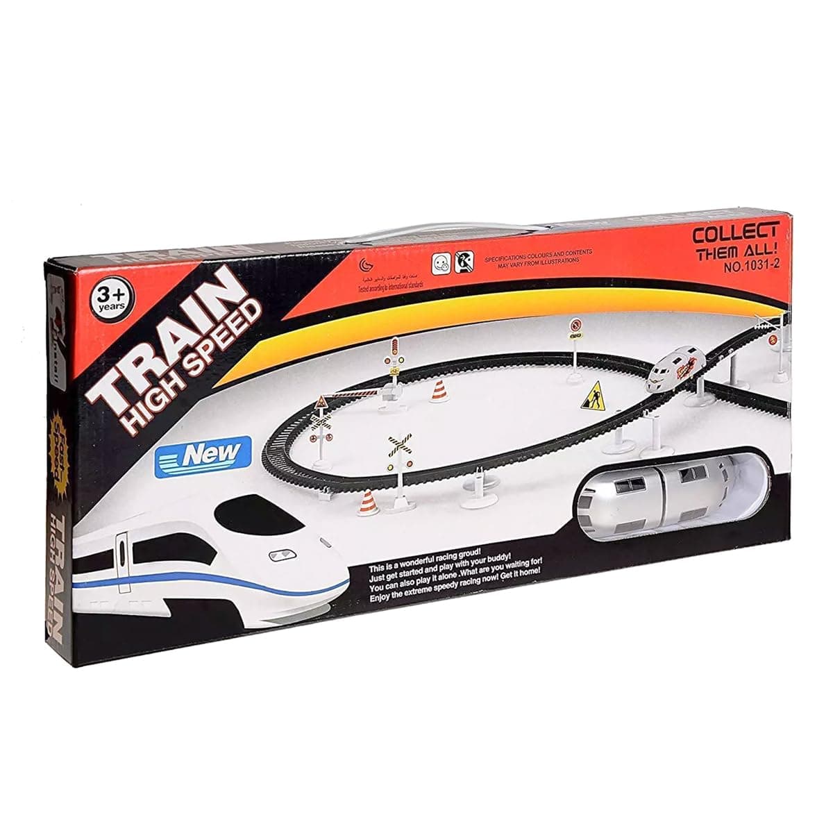 Kidoyz High Speed Electric Bullet Train with Tracks Set for Kids — view 4