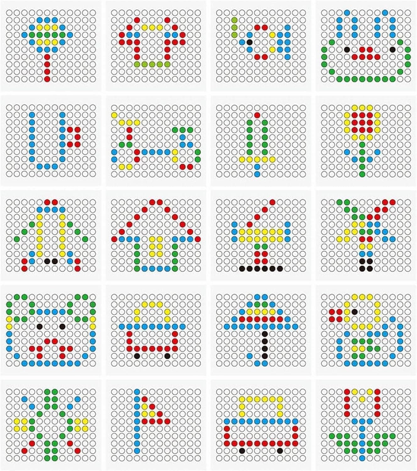Magnetic Slate Magnetic Drawing Board for Kids Doodle Board Magnetic Beads Pen Drawing Board Dot Art Educational Travel Toys for 2 3 4 5 6 7 8 Year Old Boys Girl (Bear Slate) — view 3
