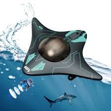 i-Spy Toys Waterproof Remote Control Spy Boat for Pools & Lakes | 6CH App-Controlled Drone with Real-Time Video Streaming & LED Lights — view 2