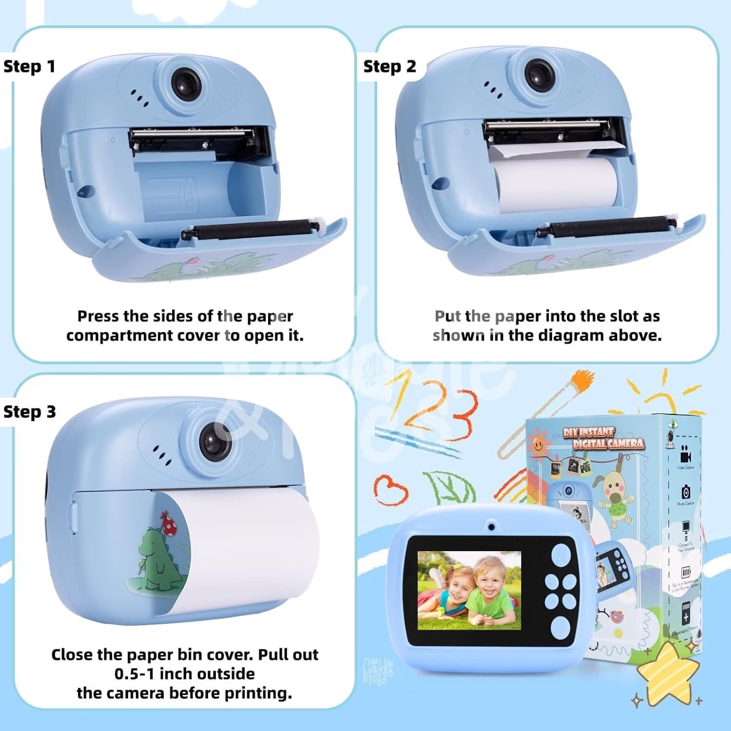 Kids Instant Print Camera — view 2