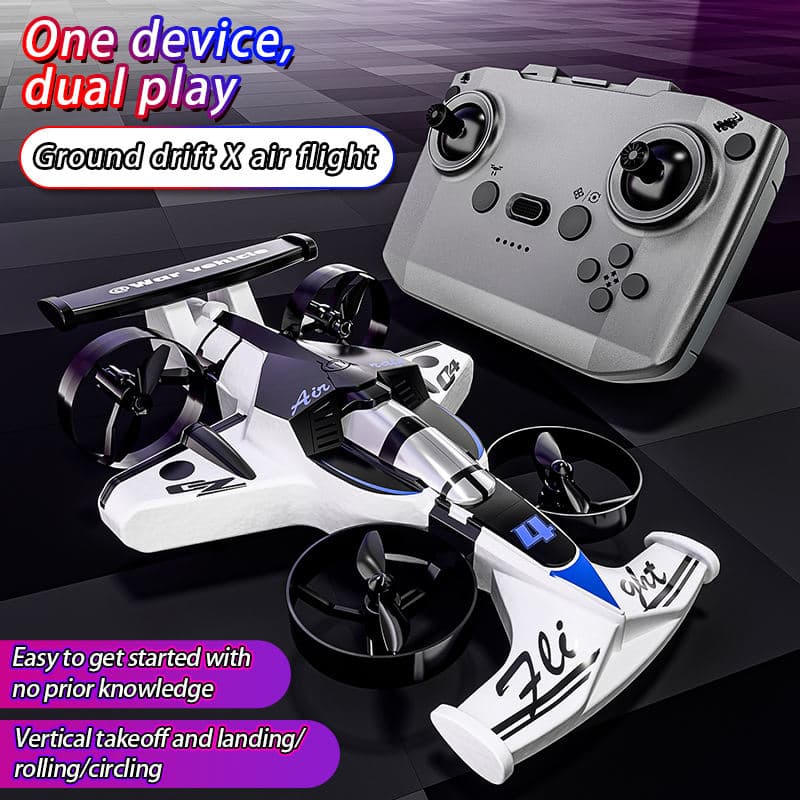 Kidoyz CZ04 Remote Control RC Flying Drifting Car, Foam Land & Air Aircraft Toy — view 5