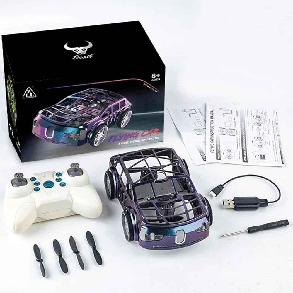 Kidoyz Air Flying Car, Remote Control RC Flying Car Toy for Kids