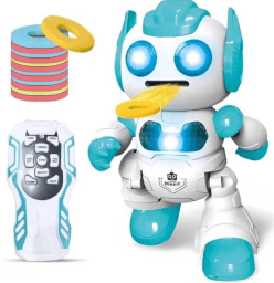 Kidoyz RC Dancing Robot Toy | 2.4GHz Remote Control | LED Lights, Music & Interactive Dance Moves | Battery Operated Toy