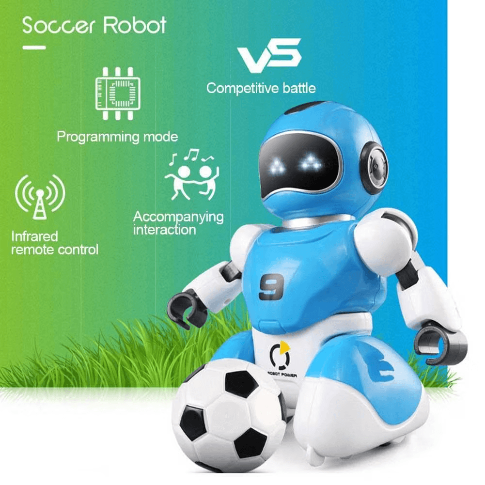 Kidoyz Soccer Playing Programmable Dancing & Walking Robot for Kids with Lights Visit the Magicwand Store — view 4