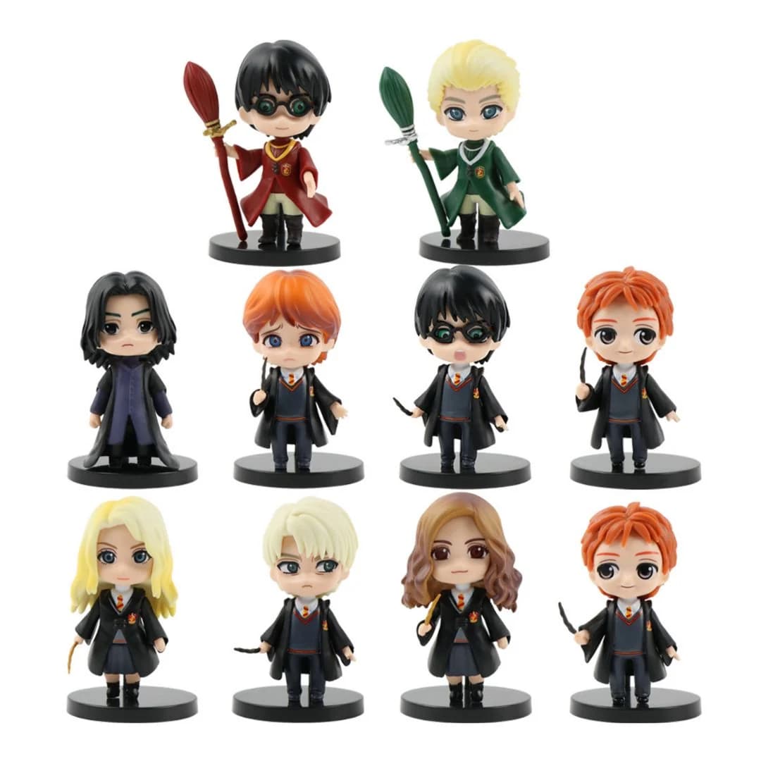 Harry Potter Mini Figurines Set of 12 – Collectible Wizard  Characters | Action Figure Playset for Kids, Boys & Girls |  Birthday Gift | Ages 6+ | Home Decor & Display — view 2
