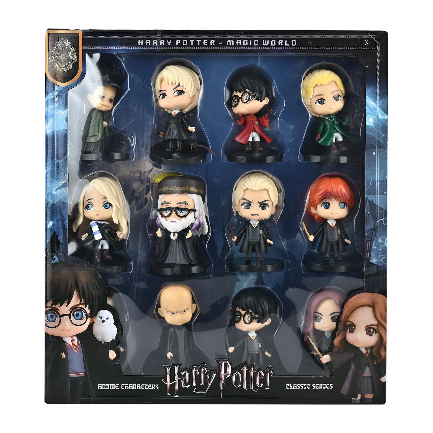 Harry Potter Mini Figurines Set of 12 – Collectible Wizard  Characters | Action Figure Playset for Kids, Boys & Girls |  Birthday Gift | Ages 6+ | Home Decor & Display — view 4