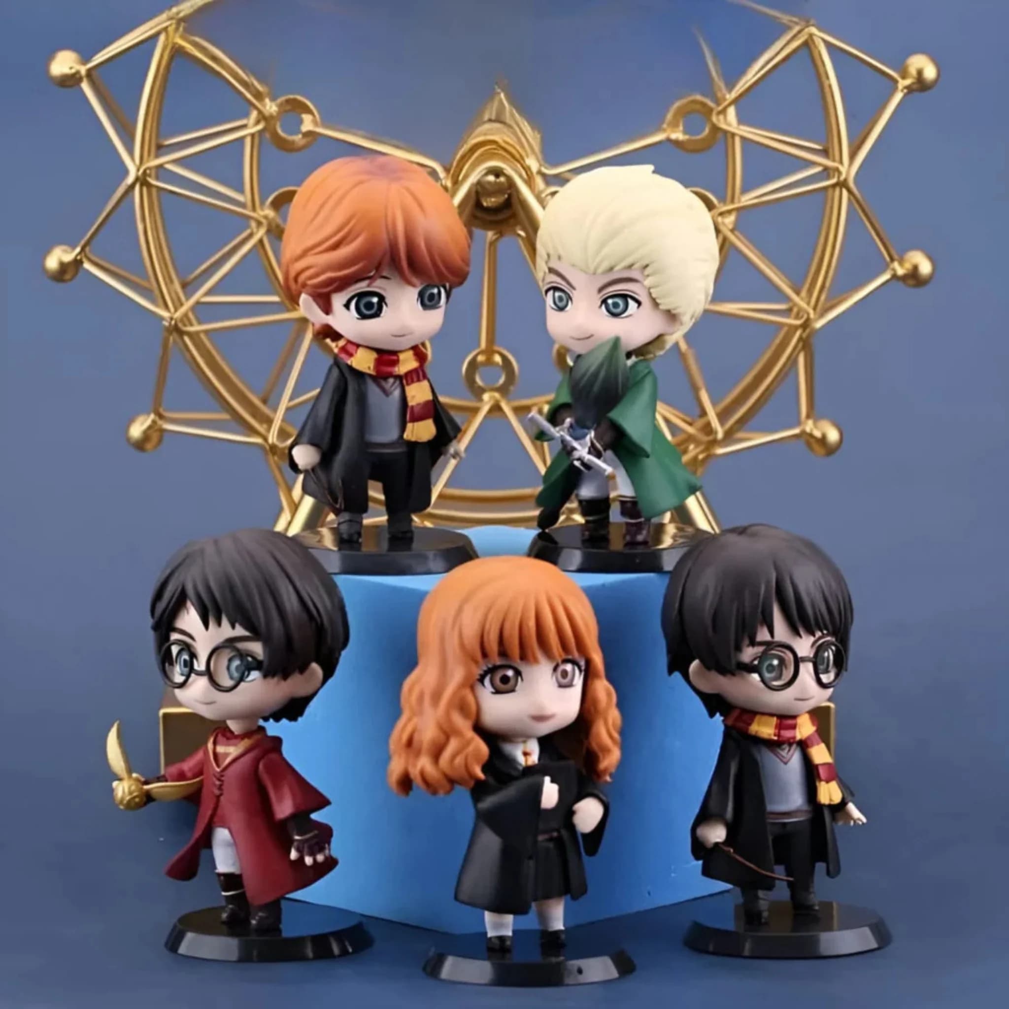 Harry Potter Action Figure Set of 5 | Posable Collectible Wizard  Characters | Harry, Hermione, Ron & More | Birthday Gift for Kids,  Boys & Girls | Ages 6+