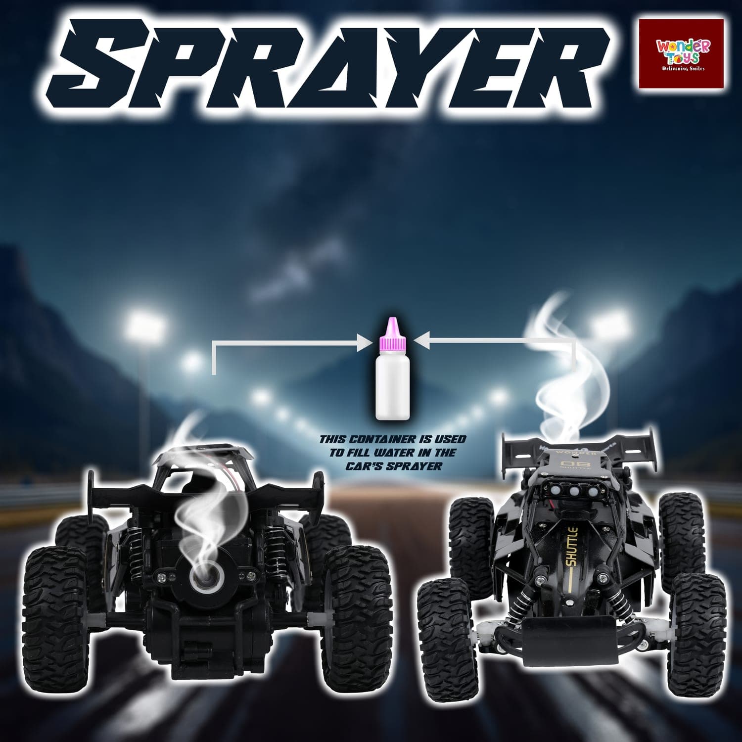 Rock Raider Pro RC Off-Road Buggy | App + 2.4GHz Remote Control  | Mist Exhaust Effect | LED Light Bar | 45° Climbing |  Rechargeable Type-C | Gift for Boys | Ages 6+ — view 5