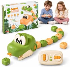 Kidoyz Magnetic Remote Control Greedy Snake Game Toy | RC Snake with  Magnetic Segments | Eating & Chasing Multiplayer Competitive  Game | Sound Effects | Gift for Boys & Girls | Ages 4+
