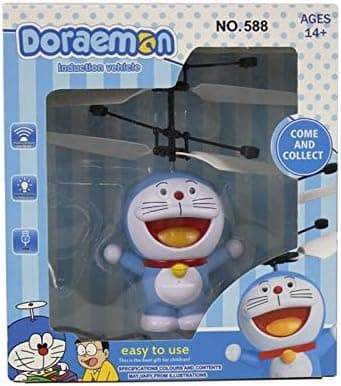 Flying Doraemon Toy | Hand Sensor Infrared Induction Mini Drone  | LED Flashing Lights | USB Rechargeable | Gravity Sensor  Helicopter Aircraft | Gift for Boys & Girls | Ages 3+ — view 4