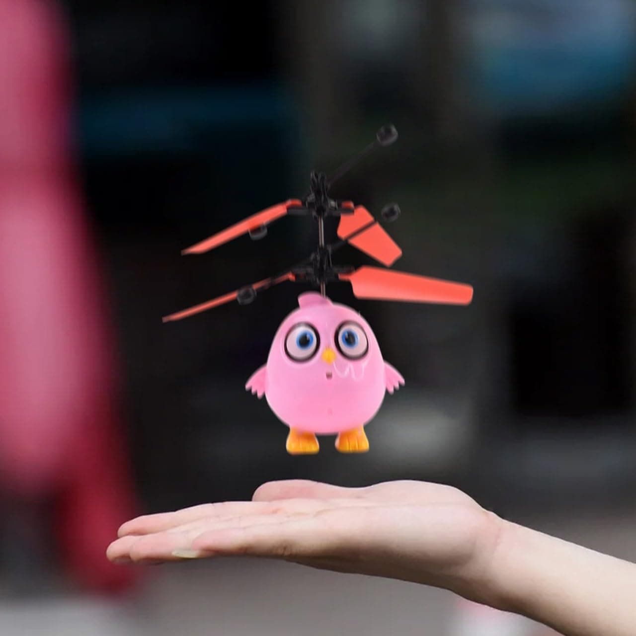 Flying Angry Bird Toy | Hand Sensor Infrared Induction Mini  Drone | LED Flashing Lights | USB Rechargeable | Gravity Sensor  Helicopter Aircraft | Gift for Boys & Girls | Ages 3+ — view 3