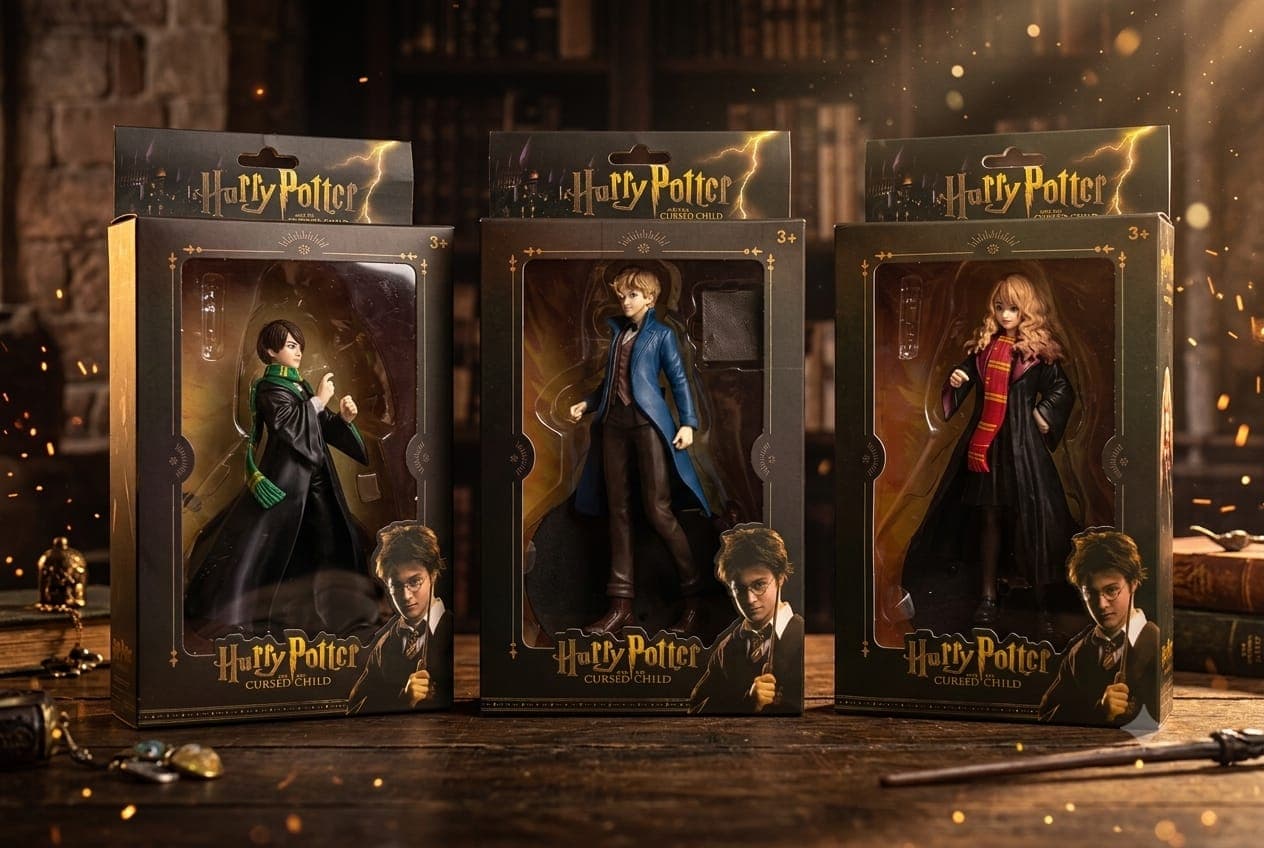 HARRY POTTER FIGURES - Pack of 3pcs