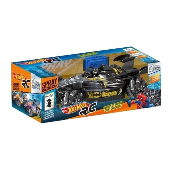 New Batman F1 RC Drift Car with Water Mist Spray | High-Speed  Remote Control Racing Car | LED Lights | USB Rechargeable |  Superhero Toy Car for Boys | Ages 6+ — view 2