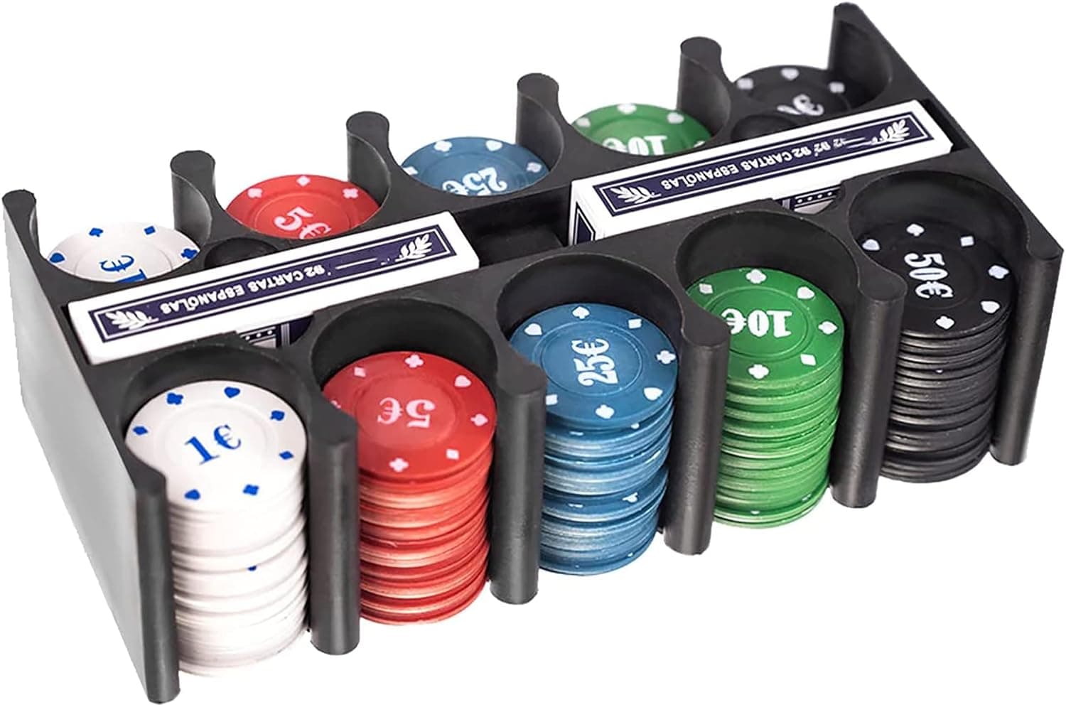 Poker Set Casino Game - 200 Poker Chips for Adult,Trading Card Game — view 6