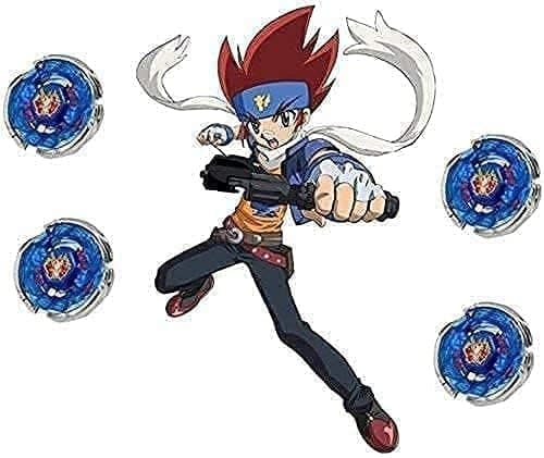 Kidoyz Metal Fusion Clash of Tornado Speed Top Stadium Battle with 4 Beys & 2 Launchers (4 Metal TOP and Plastic Stadium) (4 Spinning Top & 1 Launcher) — view 2