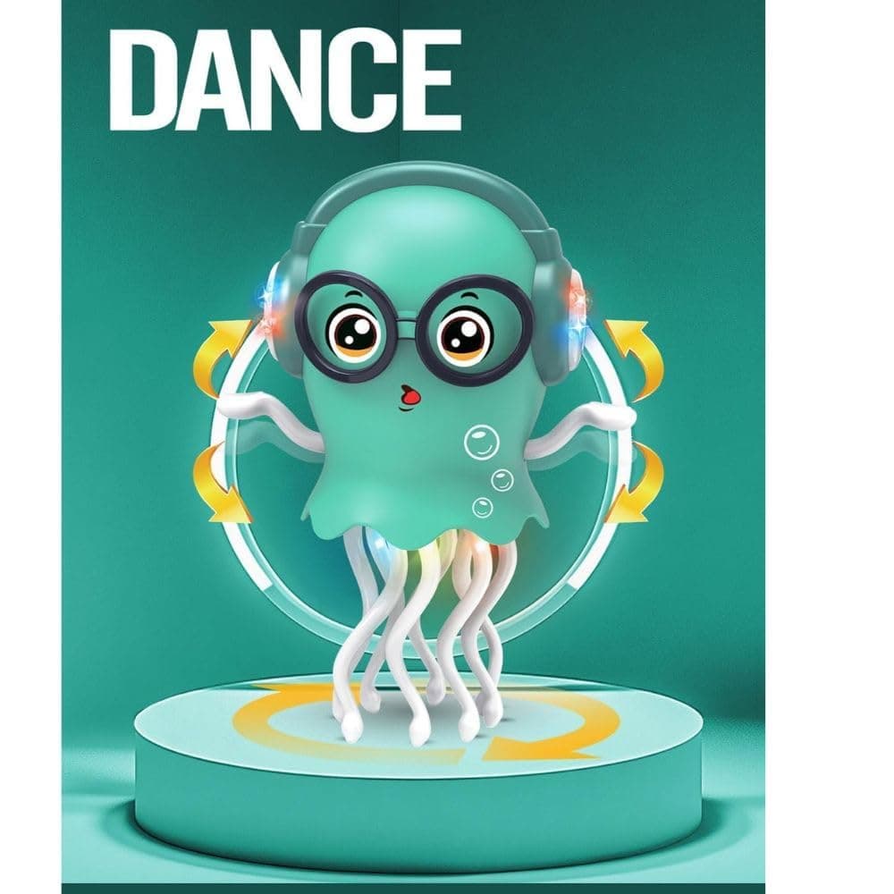 Electric Dancing Jellyfish Toy with Music Light - Cute Musical Octopus with Headphone for Kids Girls Boys - Moving Walking Dancing Jelly Fish Toy for 3+ Years — view 5