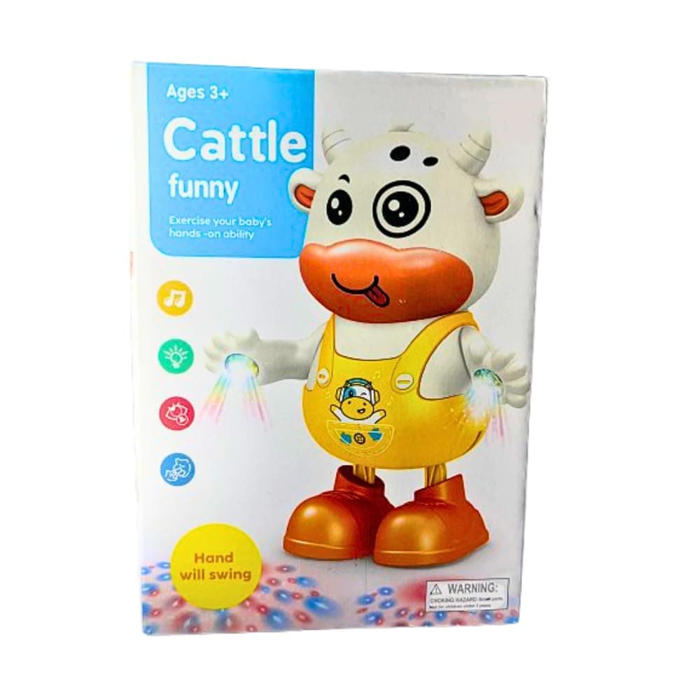 Dancing Cow |Dancing Toy with Light and Sound| Walk & Hand Swing Musical |Educational Robot Toys & Kids Toddler Gift — view 5