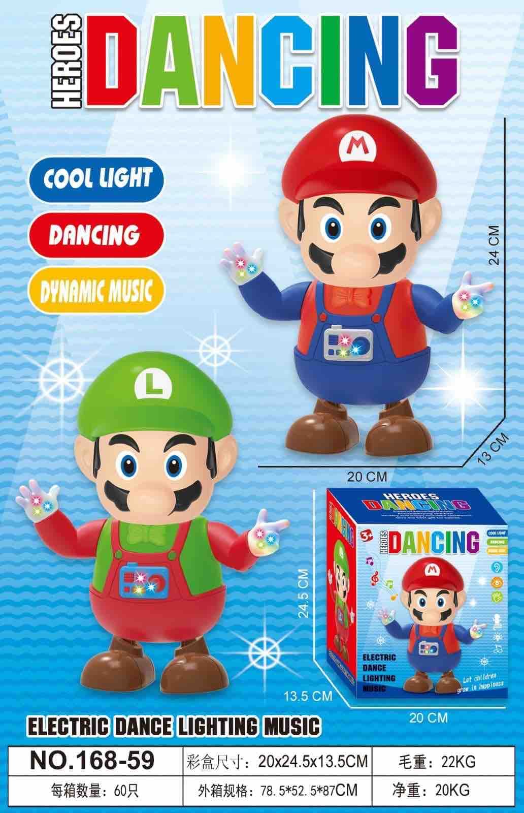 Kidoyz Mario Dancing Electric Toy with Lights and Music