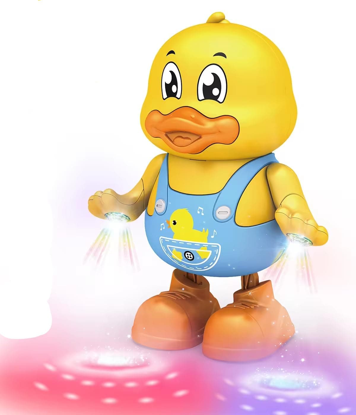 Duck Funny Cute Dancing Electric Musical Duck Cartoon with Lights Educational Robot Toddler Gift for Toy — view 2