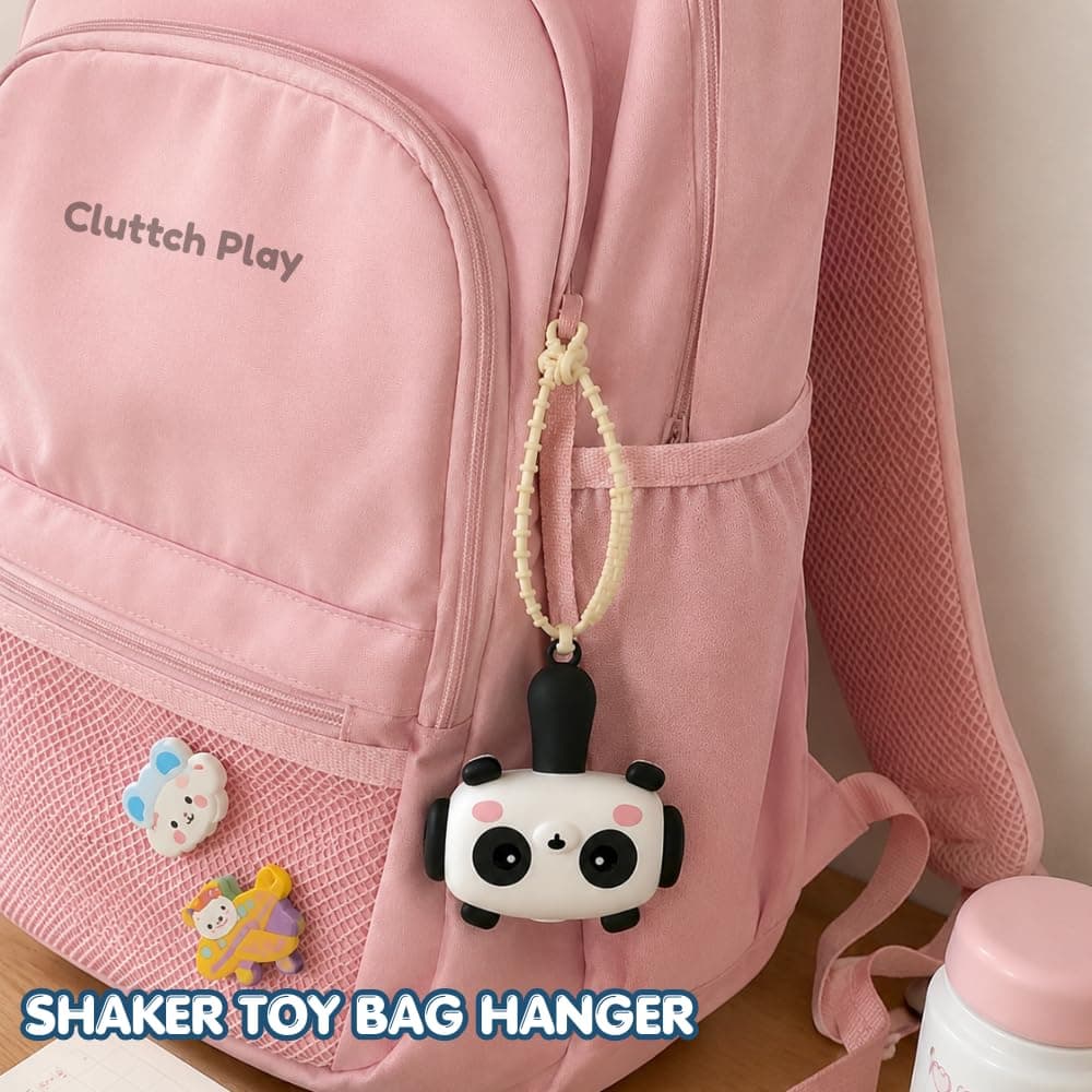 Mini Hammer Shaker Toy Keychain for Kids Adults | for Car, Bike & Bag, Lucky Charm, for Men & Women, Nazar Protection, Metal Bell Included — view 4