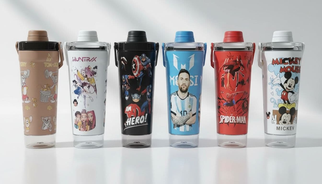 Gym Shaker Tumbler | Color as per Stock dispatched | Pack of 1 Pc
