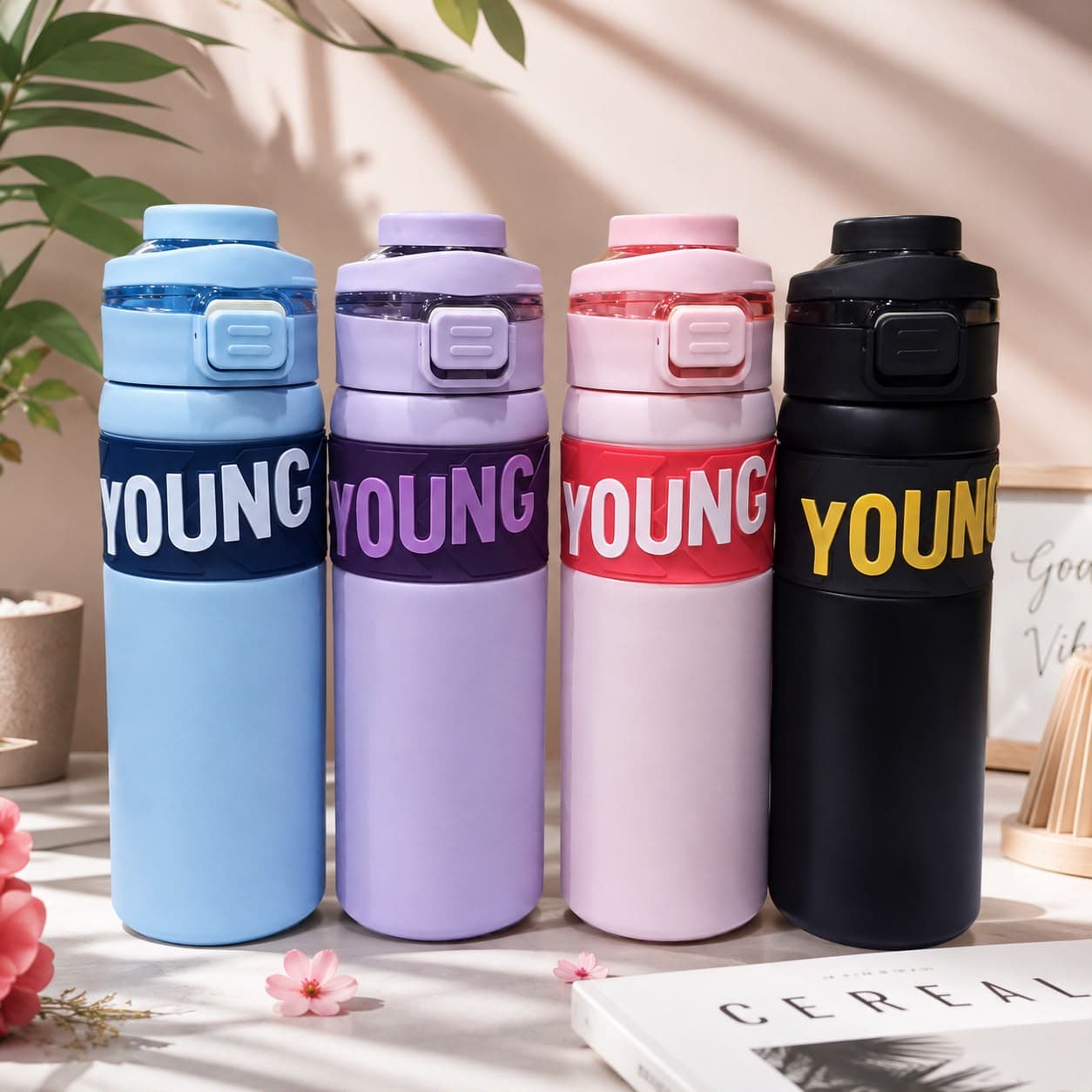 Insulated Water Bottle | 600 ml | Color as per Stock dispatched | Pack of 1 Pc — view 2