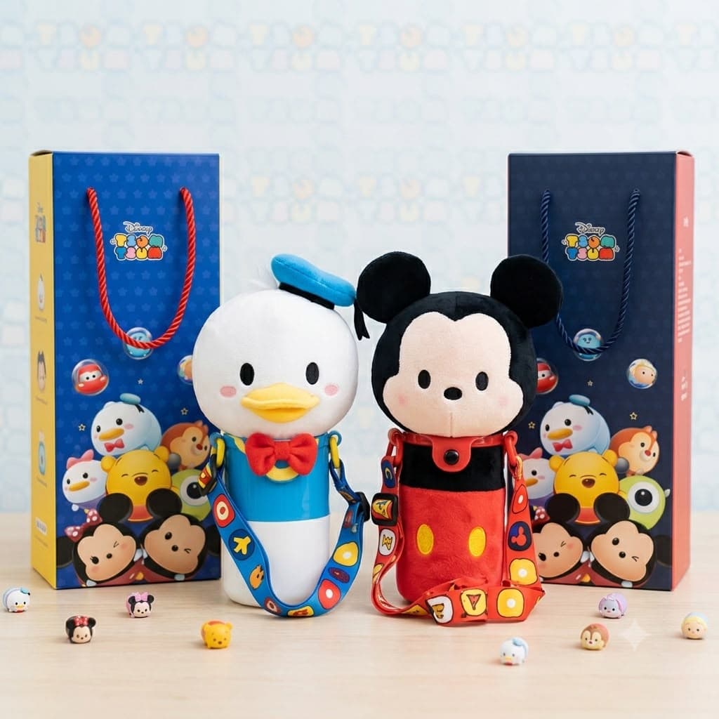 Disney Water Bottle for Kids | 350 ml | Color as per Stock dispatched | Pack of 1 Pc — view 2
