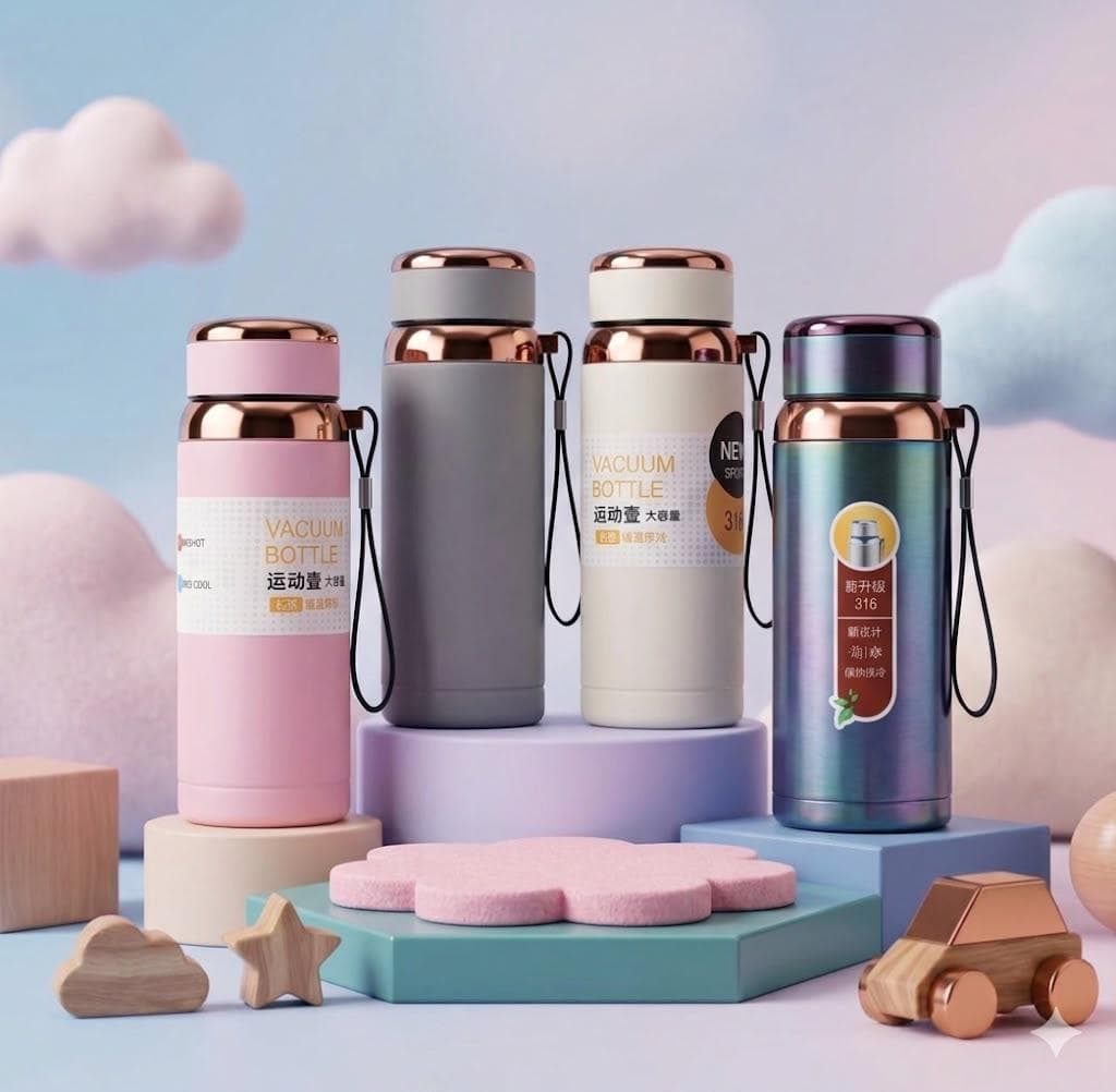 Insulated Water Bottle | 800 ml | Color as per Stock dispatched | Pack of 1 Pc — view 2