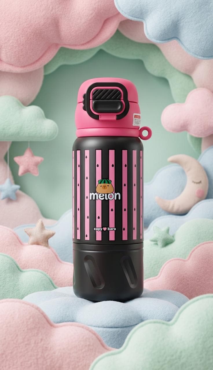 Insulated Water Bottle | 500 ml | Style 5 | Color as per Stock dispatched | Pack of 1 Pc — view 2
