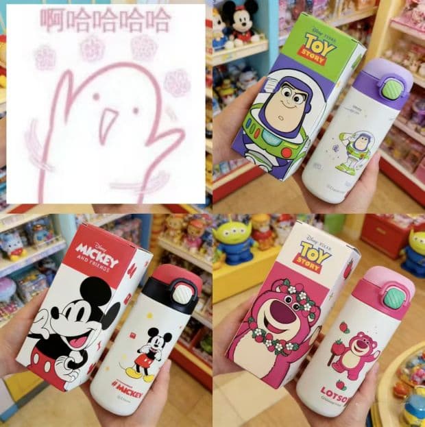 Disney Water Bottle for Kids | 500 ml | Color as per Stock dispatched | Pack of 1 Pc