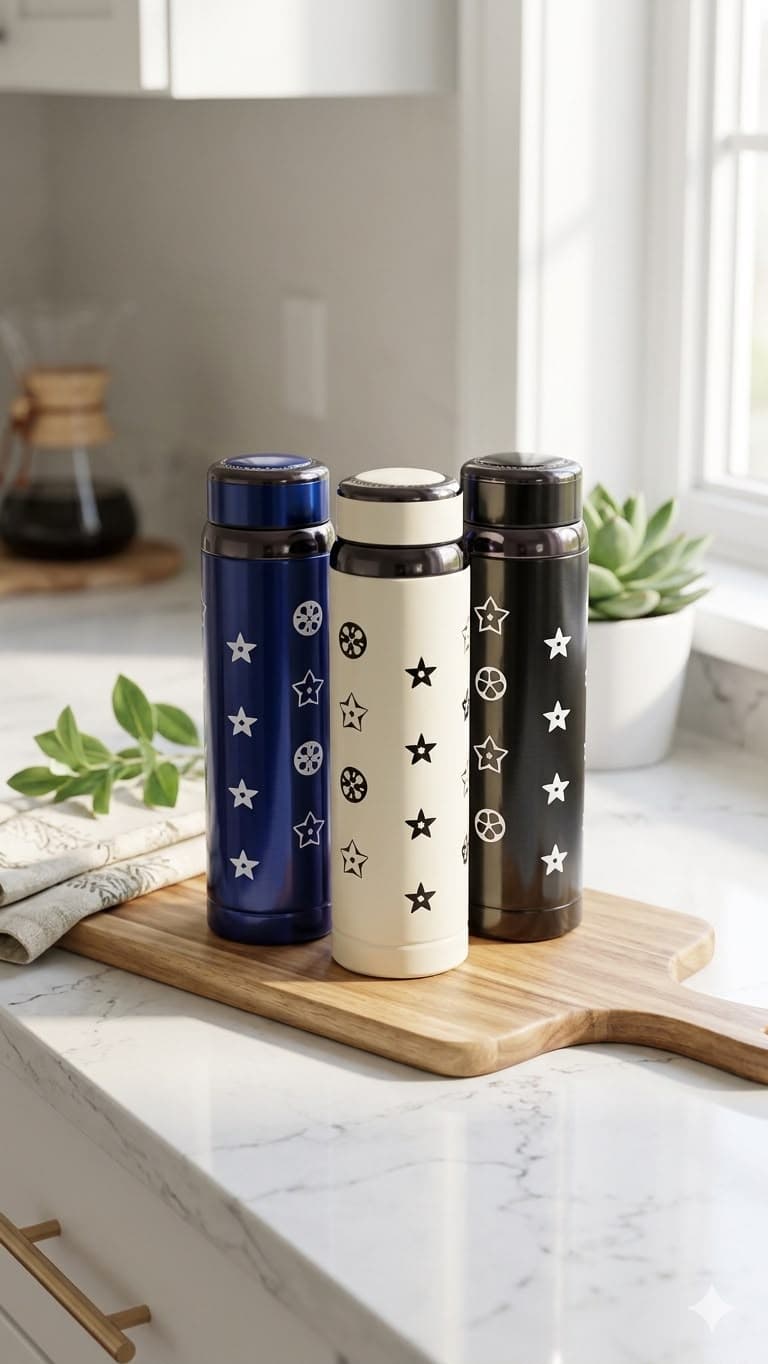 Insulated Water Bottle | Style 4 | Color as per Stock dispatched | Pack of 1 Pc — view 2