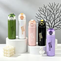 Water Bottle | 600 ml | Color as per Stock dispatched | Pack of 1 Pc