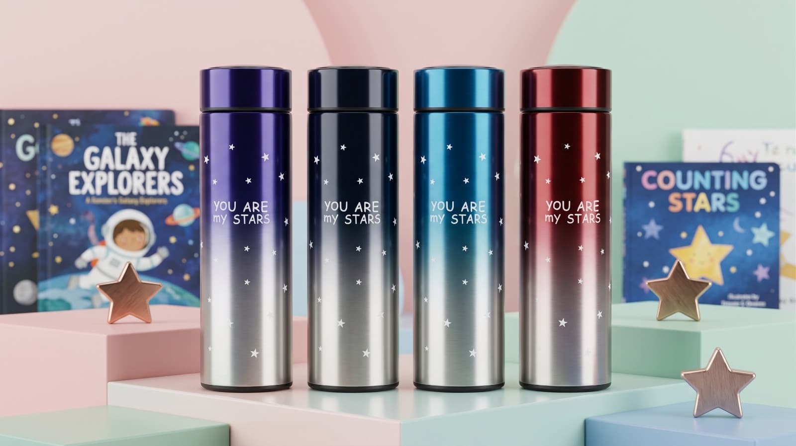 Stainless Steel Water Bottle | Color as per Stock dispatched | Pack of 1 Pc