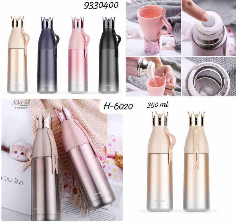 Stainless Steel Water Bottle | 350 ml | Color as per Stock dispatched | Pack of 1 Pc